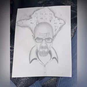 Walter white "say my name" drawing